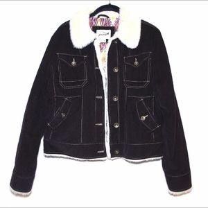 Brown Jacket Faux Fur lining